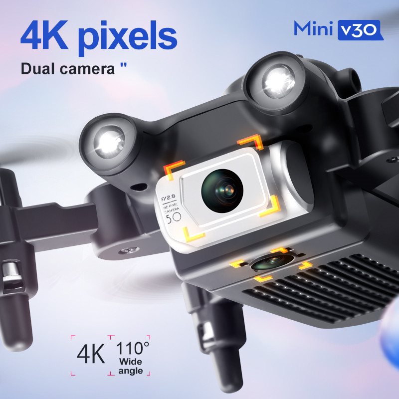 Mini V30 WiFi FPV Drone With 4 - đánh giá và giá Drone Aerial Photography