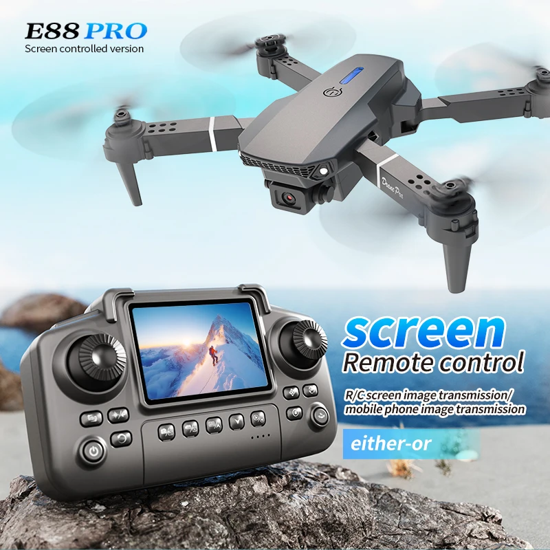 Professional E88 PRO Drone wit - đánh giá và giá Drone Aerial Photography
