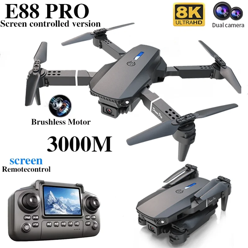 Professional E88 PRO Drone wit - đánh giá và giá Drone Aerial Photography