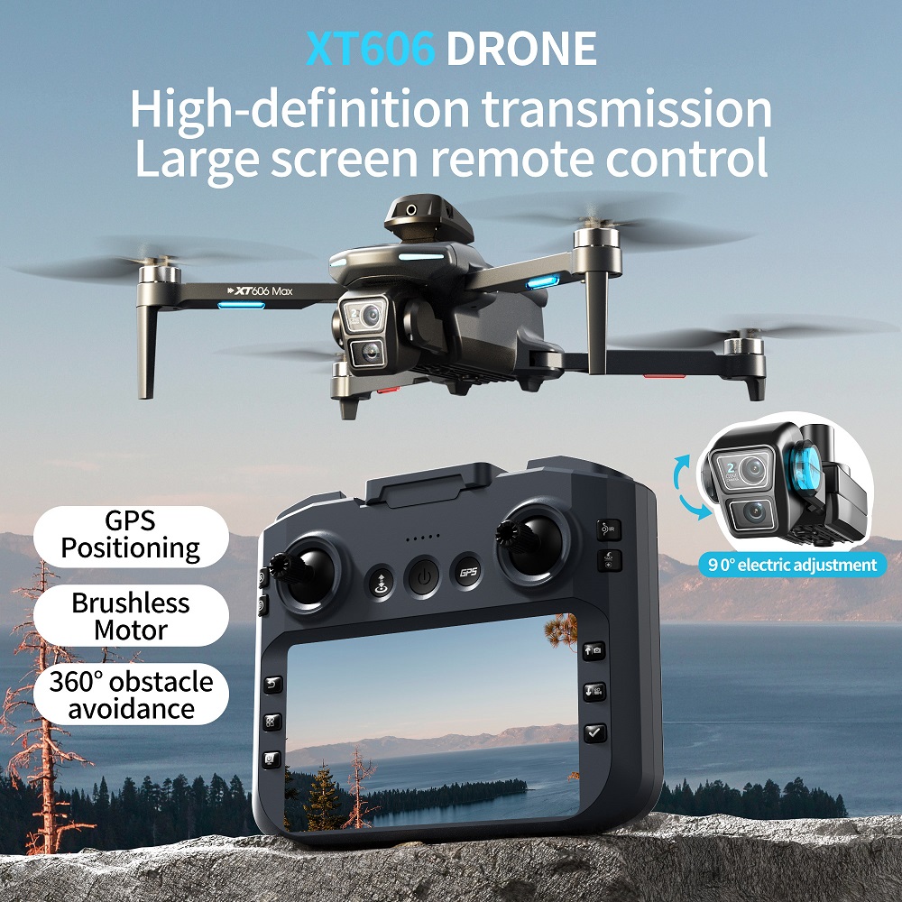 XT606 MAX 3 battery Drone 4k 8 - đánh giá và giá Drone Surveying