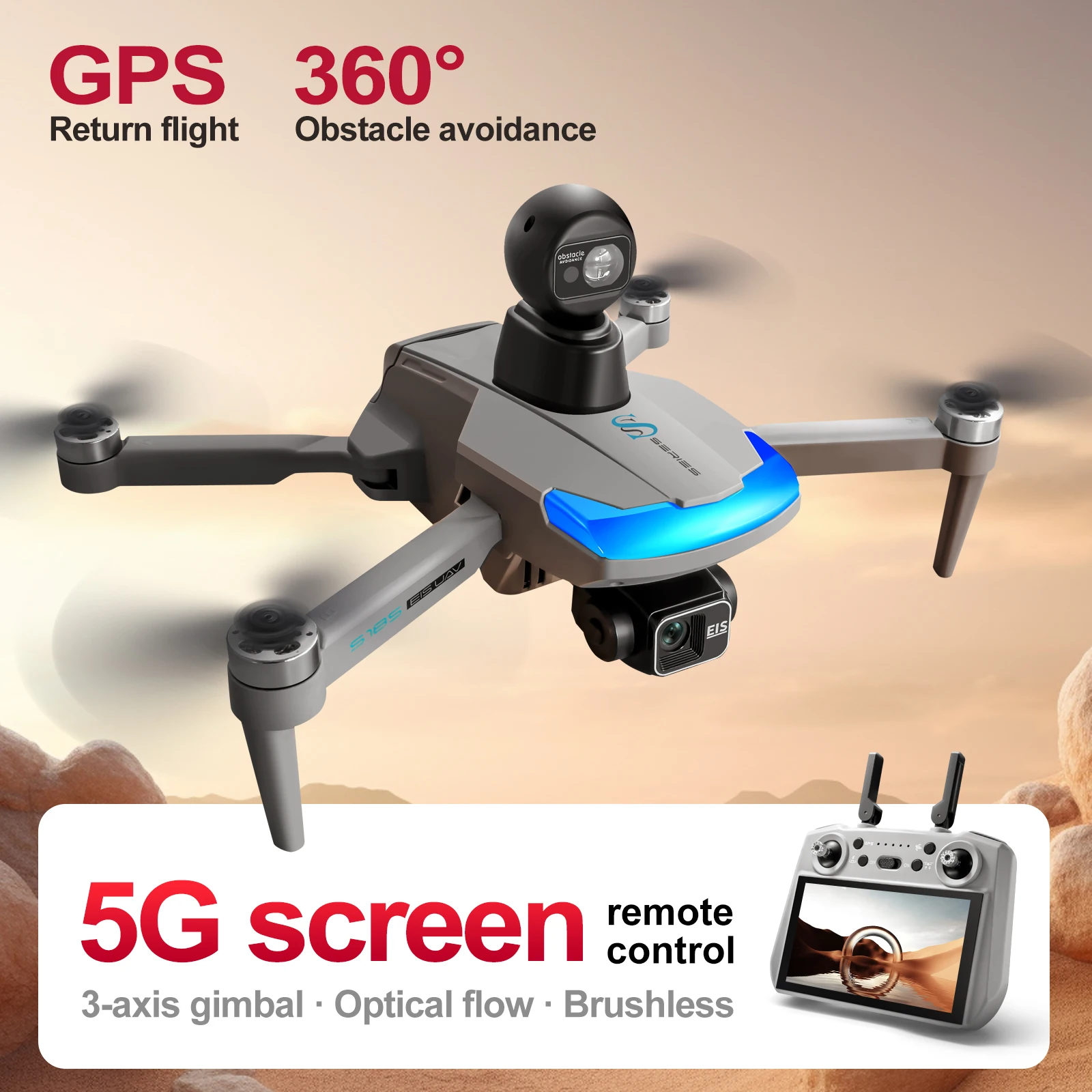 S185 Professional Drone 2.7K H - đánh giá và giá Drone Surveying