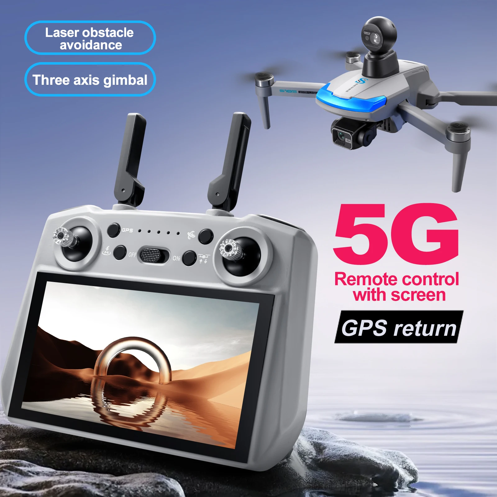 S185 Professional Drone 2.7K H - đánh giá và giá Drone Surveying