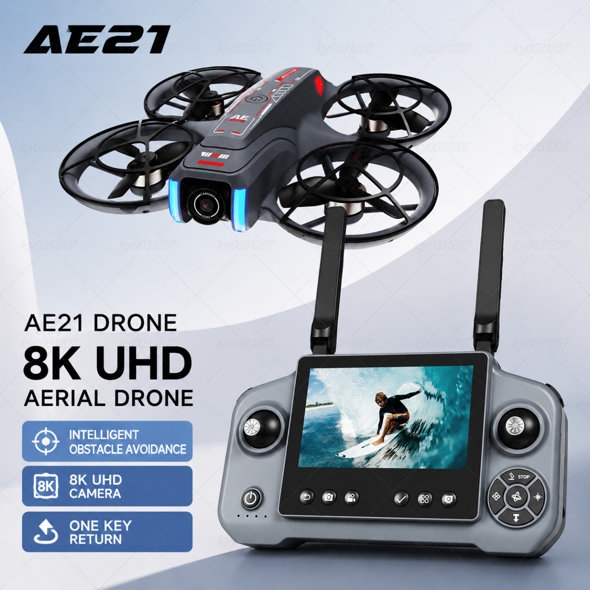 New AE21 Mini 8K FPV Drone Big - đánh giá và giá Drone Lidar