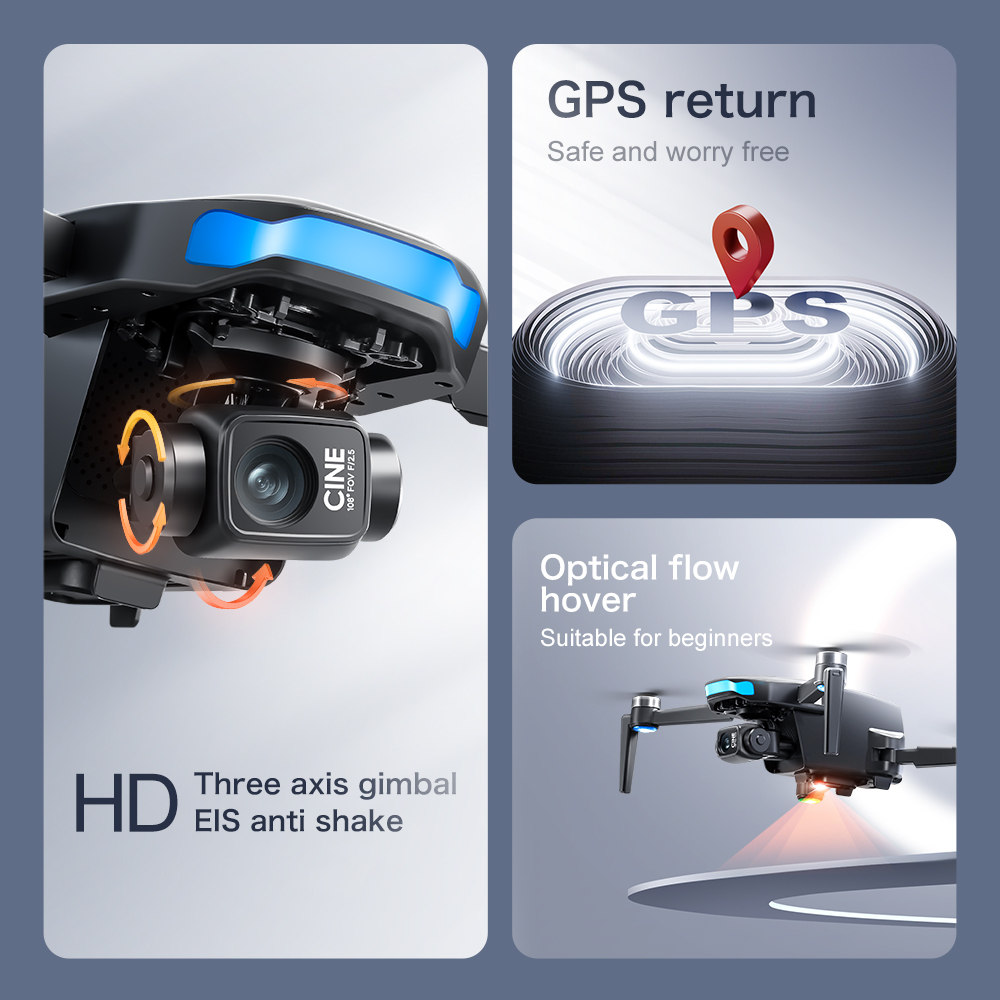 Original S-X1 GPS Drone 8KHD p - đánh giá và giá Drone Surveying