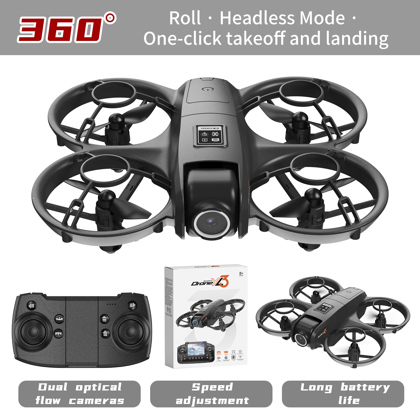 New YL3 RC Drone 8K 1080P Wide - đánh giá và giá Drone Lidar